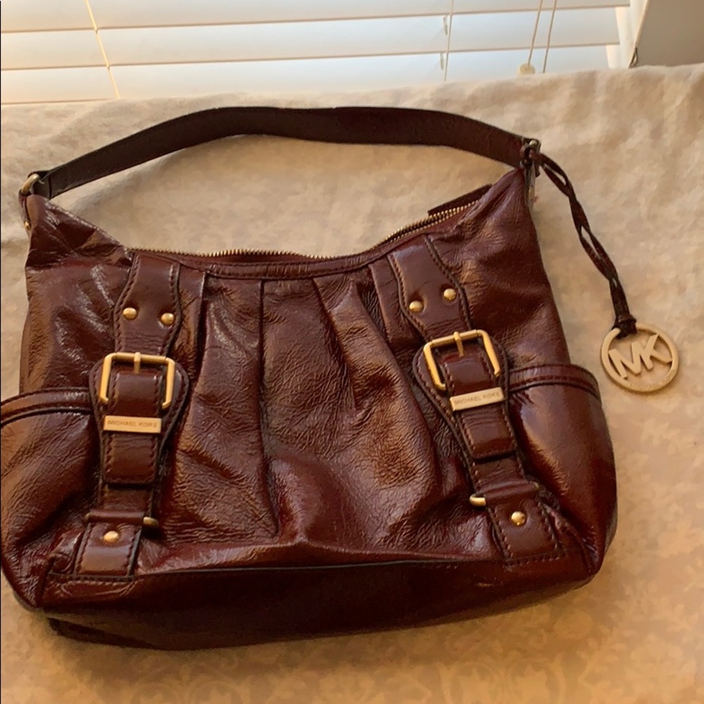Michael Kors patent leather purse
